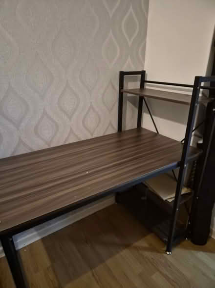 Photo of free Large desk with three shelves on the righthand size (Toxteth L8) #2