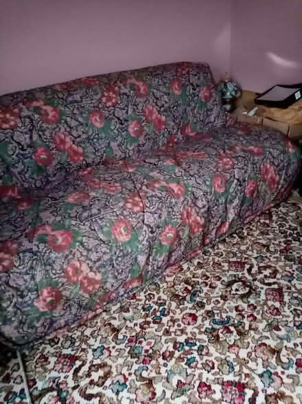 Photo of free Double sofa bed. Washable cover. (Hellesdon NR6) #1
