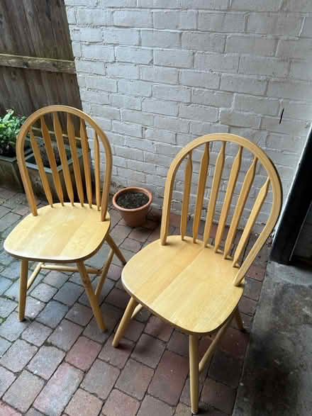 Photo of free 2 x Wooden Chairs (Worcester WR3) #1
