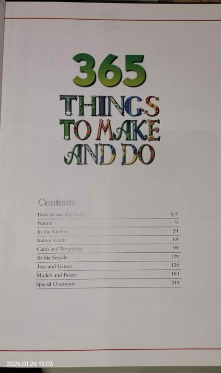 Photo of free 365 Things to Make and Do (Harrow HA1) #2