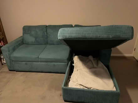 Photo of free 3 Seater Sofa/Bed with Storage (Aldershot GU11) #3