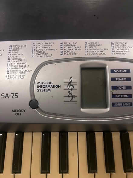 Photo of free Casio SA-75 keyboard (Lambs Green RH12) #3