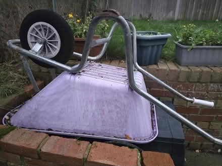 Photo of free Purple Wheelbarrow (ME13) #1