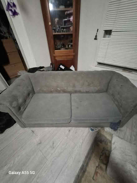 Photo of free Grey sofa large (Westgate LA4) #1