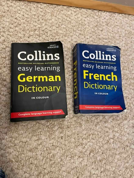 Photo of free French and German dictionaries (WR13 Berrow) #1