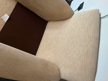 Photo of free Large cream armchair comfy (Duckhall Farm HP3) #3