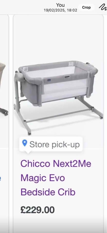 Photo of free Next to me crib (Cold Harbour OX1) #2