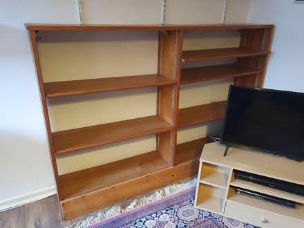 Photo of free Large, old wooden shelfing unit (Pipers Ash CH2) #2