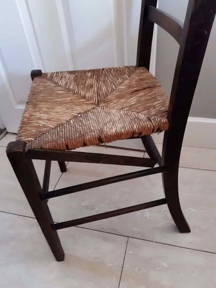 Photo of free Rush seat chair (Woodseats S8) #2