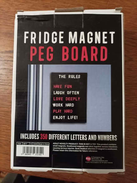 Photo of free Peg Board Letters (NO BOARD) (Seaside BN23) #1