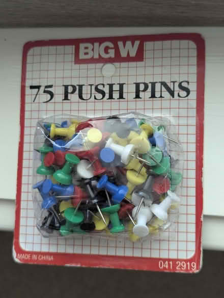 Photo of free 75 pin board pins (Cook) #1