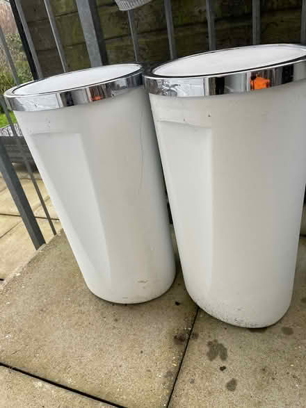 Photo of free Two white kitchen bins (CT5) #1