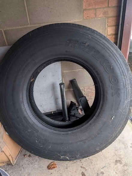 Photo of free rubber tire (Whetstone N20) #2