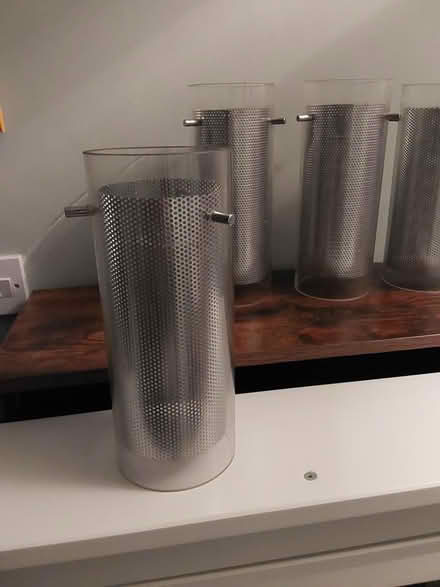 Photo of free 4 ceiling pendant shades (Rothwell LS26) #2