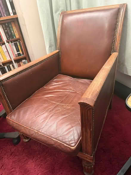 Photo of free Long wooden chair, art deco style (Fiveways BN1) #1