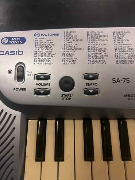 Photo of free Casio SA-75 keyboard (Lambs Green RH12) #2