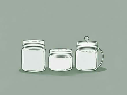 Photo of Bonne Maman jars with lids (Northfield EH8) #1