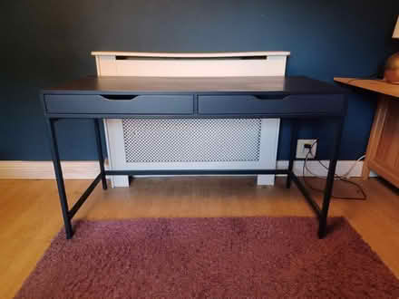 Photo of free Blue desk with drawers (BL8 Tottington, Bury) #1