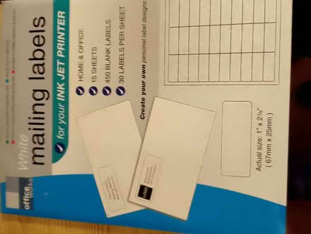 Photo of free 2 packs of labels for your printer (CO11) #2