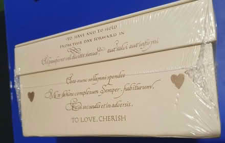 Photo of free Beautiful Wedding Keepsake Box (Lyppard Grange WR4) #2