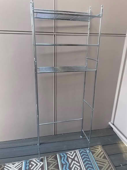 Photo of free Chrome over toilet shelving rack (Alki point) #1