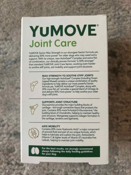 Photo of free YUMove for senior dogs (Shepperton, TW17) #2