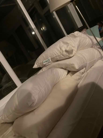 Photo of free 4 feather pillows for reuse (Wooburn Green, HP10) #4