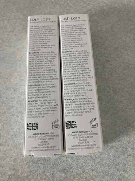 Photo of free Eyelash serum (West Marina TN38) #2