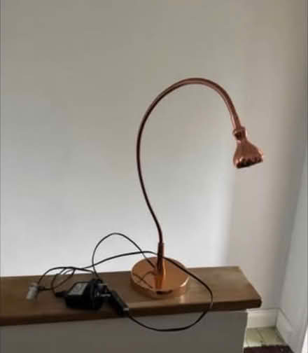 Photo of free Lamp - Rose gold bedside table (Warners End HP1) #1
