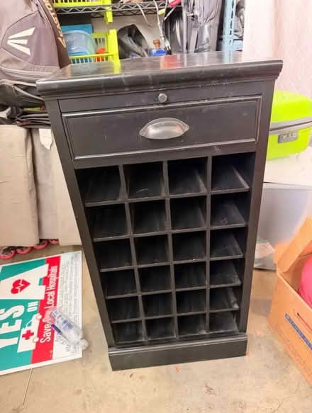 Photo of free Wine/Bottle bar cabinet (MV near El Camino Hospital) #1