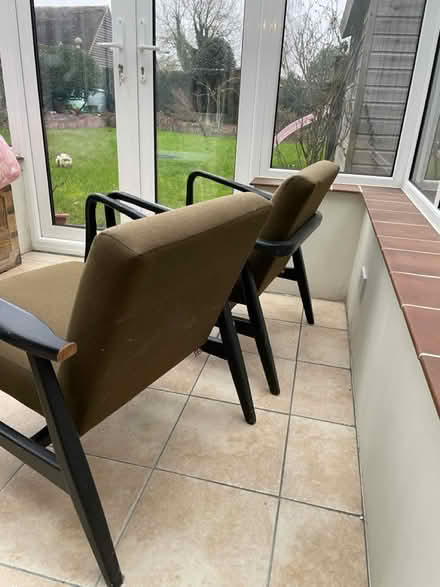 Photo of free Two Hudson Mid Century Style Chairs (ME13) #3