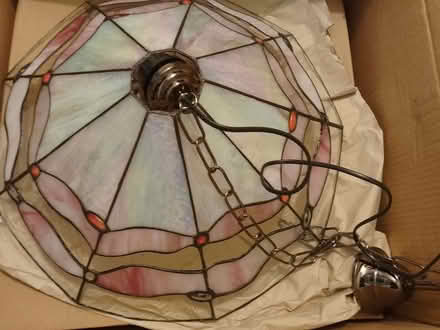 Photo of free Tiffany-style large ceiling light (Kentwood RG30) #2