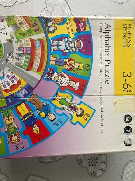 Photo of free M & S Alphabet jigsaw. (Harworth DN11) #1