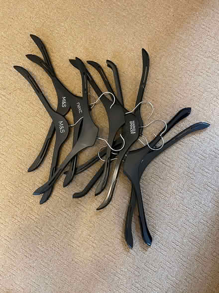 Photo of free Black plastic hangers (Kidlington OX5) #1