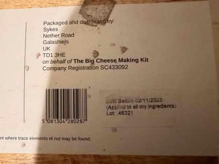 Photo of free Cheese Making Kit (SW2) #2