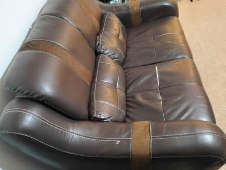 Photo of free 2 seater Leather sofa (Swindon SN2) #2