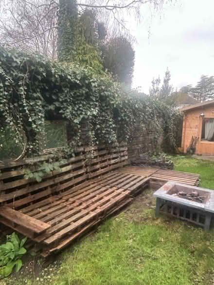 Photo of free Pallet sofa needs to go (11 Broomhall Road) #1