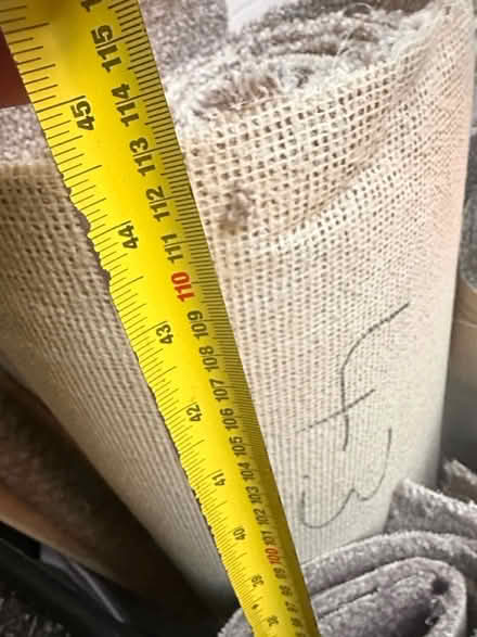 Photo of free 2 off cuts rolls of carpet new (Se6 2ha) #1