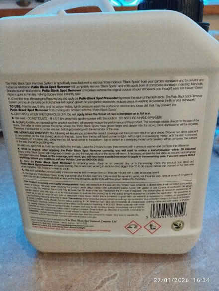 Photo of free Patio black spot remover (St Martins SY10) #2