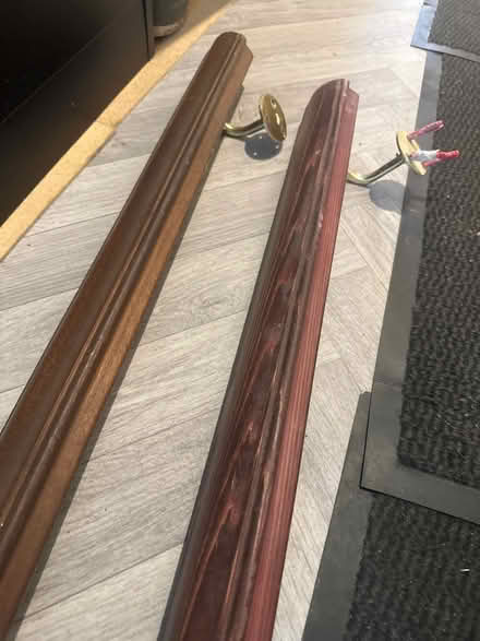 Photo of free Long wood stair hand rails (Se6 2ha) #3