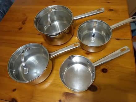 Photo of free Set of 4 saucepans (Sallins) #2