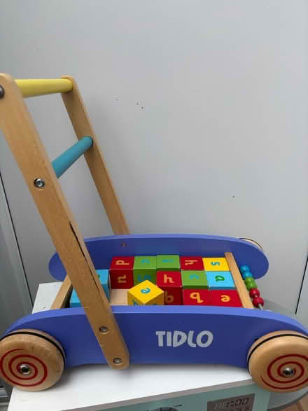 Photo of free Wooden blocks trolley (LU1) #1