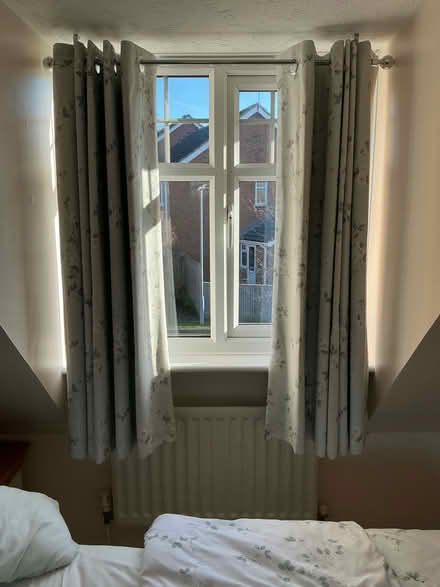 Photo of free Double duvet cover and 2 sets of ringlet curtains (Stone Cross BN24) #2