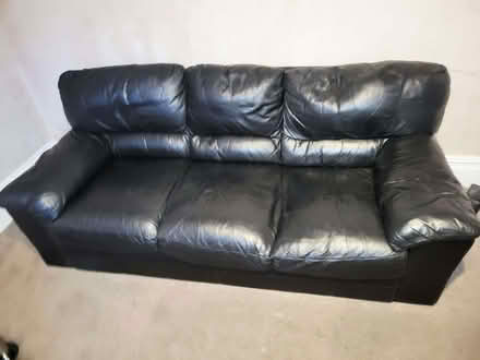 Photo of free Black sofas (Eccles M30) #2