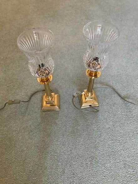 Photo of free 2 Brass Goblet Lamp’s Often Described as Regency/Victorian (Kenley CR8) #4