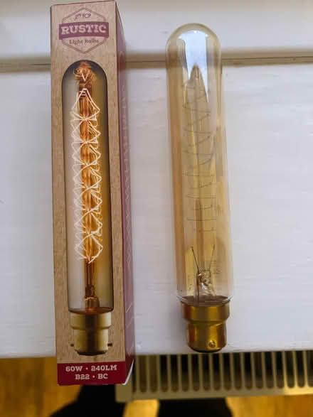 Photo of free Decorative Light Bulbs 60W 240 lumens B22 (large bayonet) (Clarkston G76) #3