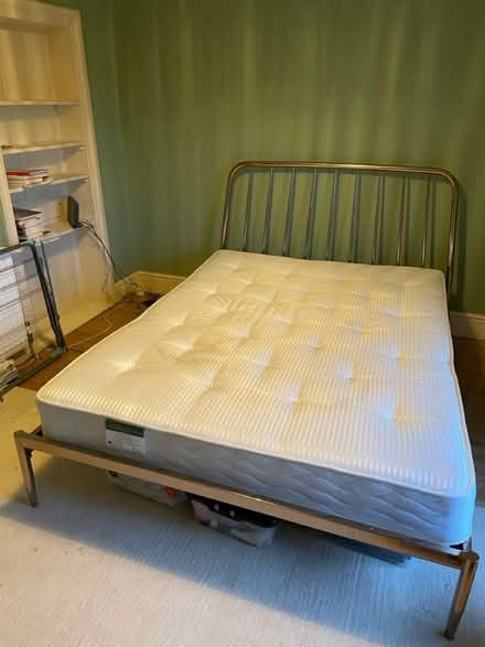 Photo of free Copper double bed frame & mattress (ME13) #1