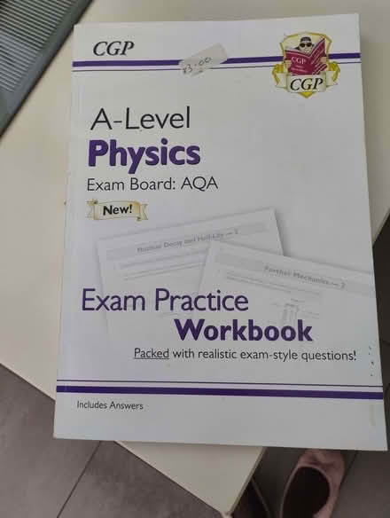 Photo of free AQA A Level Physics Exam Practice Workbook (Southport PR9) #1