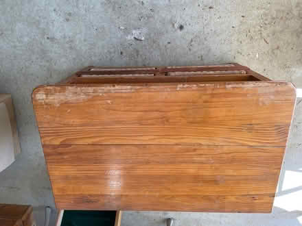 Photo of free Pine and wicker small cupboard (Earnley PO20) #4