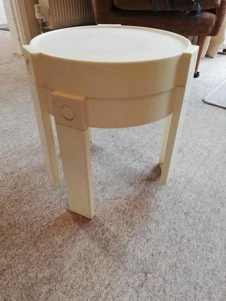Photo of free 2 Plastic round Tables (BS30 6RF) #2